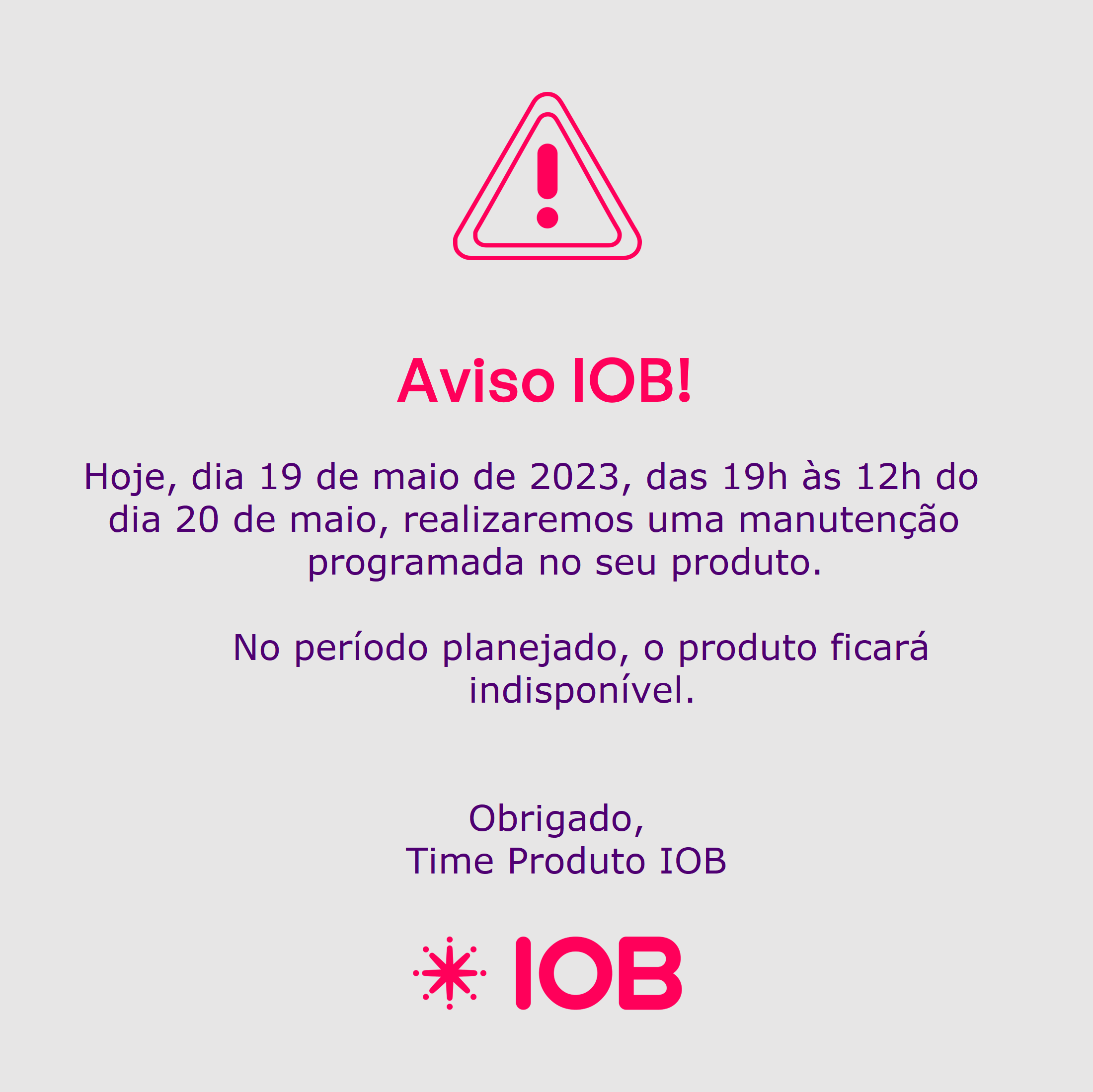 IOB Online - Modal